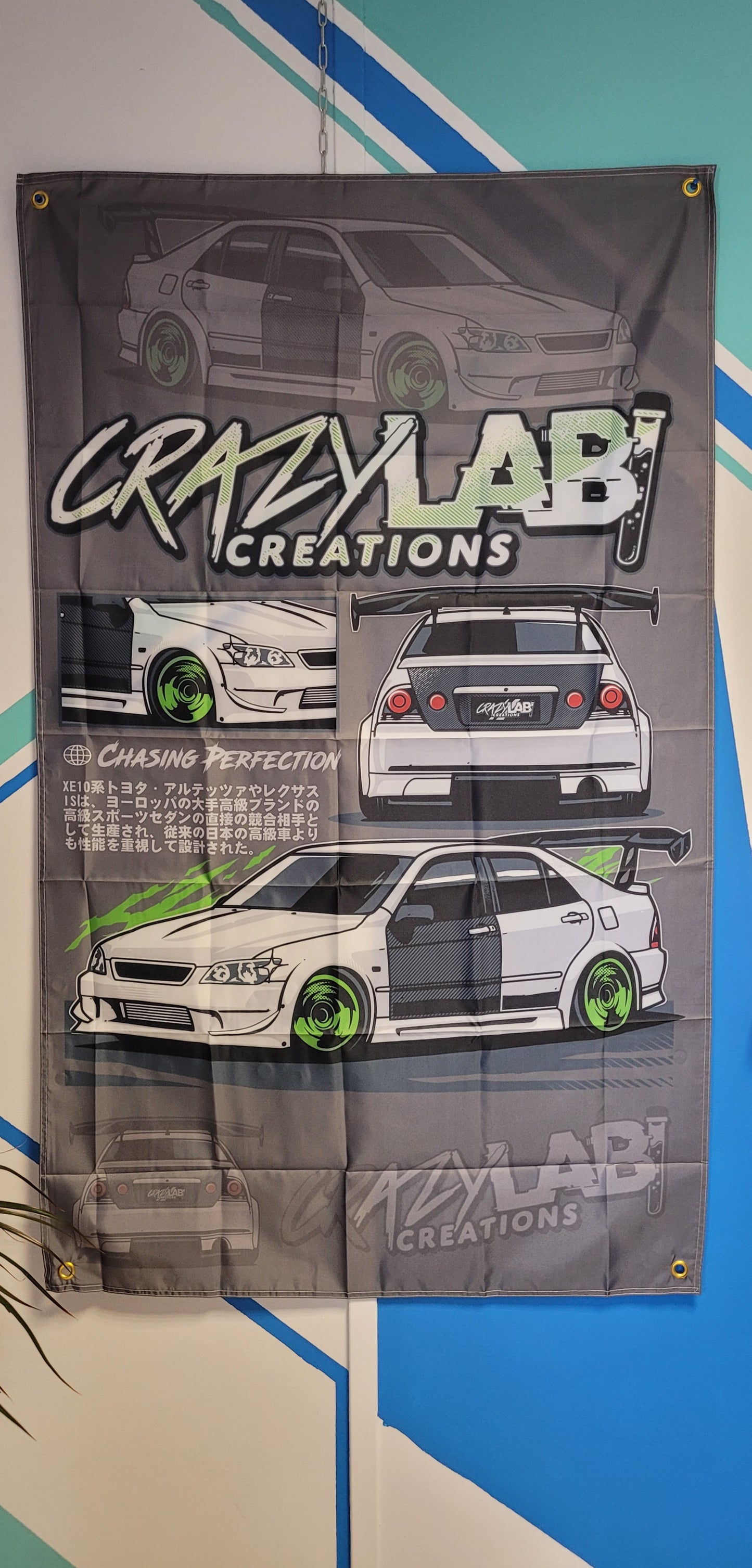 Crazy Lab Altezza Garage Flag