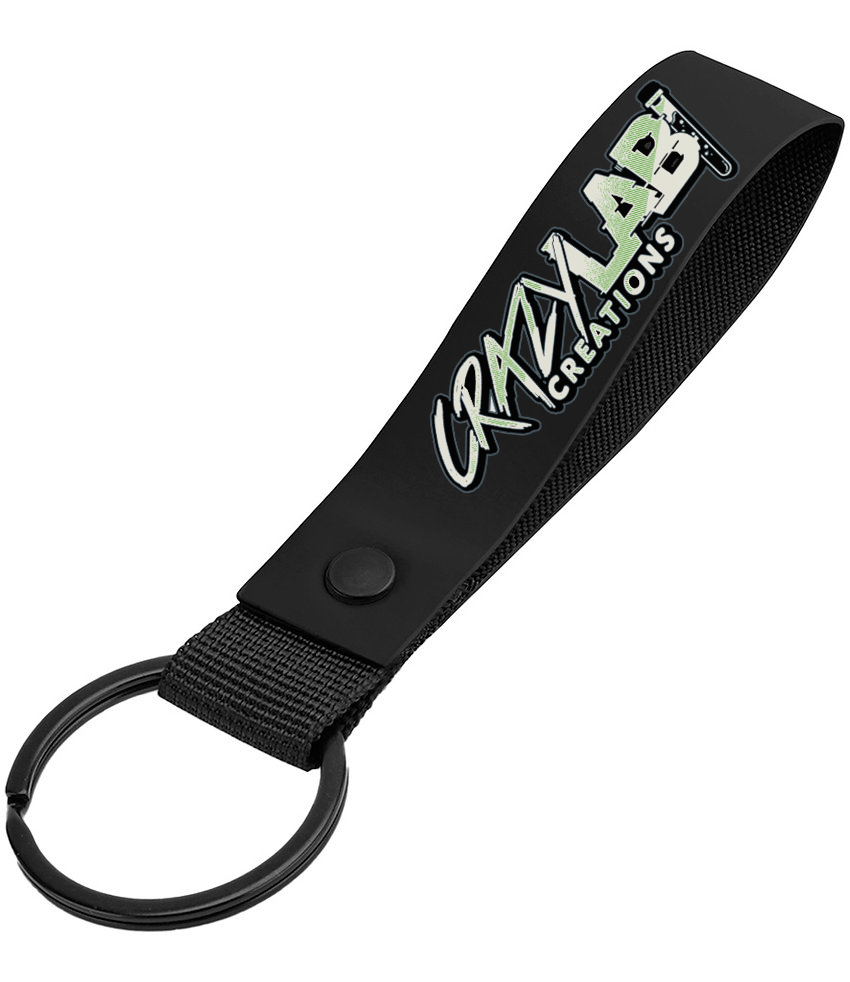 Crazy Lab Creations Logo Keyring